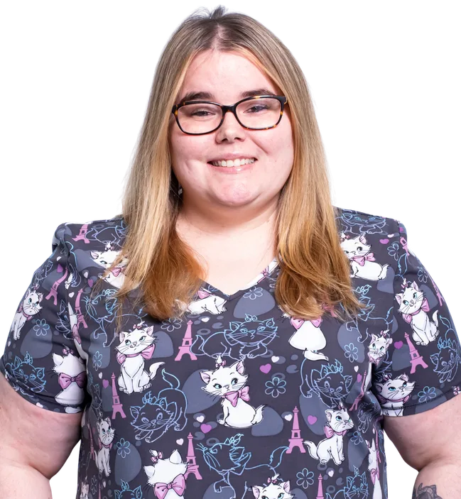 Jessica, client care specialist at Barlow Trail Animal Hospital