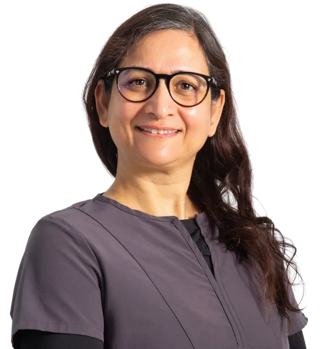 Jyoti, client care specialist at Barlow Trail Animal Hospital