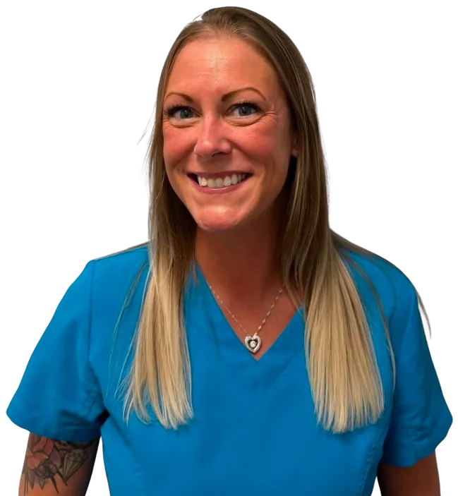 Lynn, client care specialist at Barlow Trail Animal Hospital