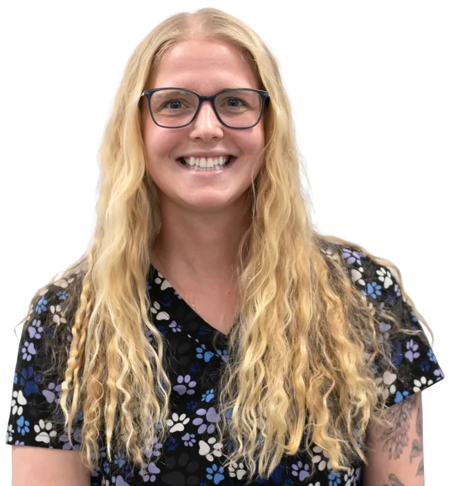 Rachelle, client care specialist at Barlow Trail Animal Hospital